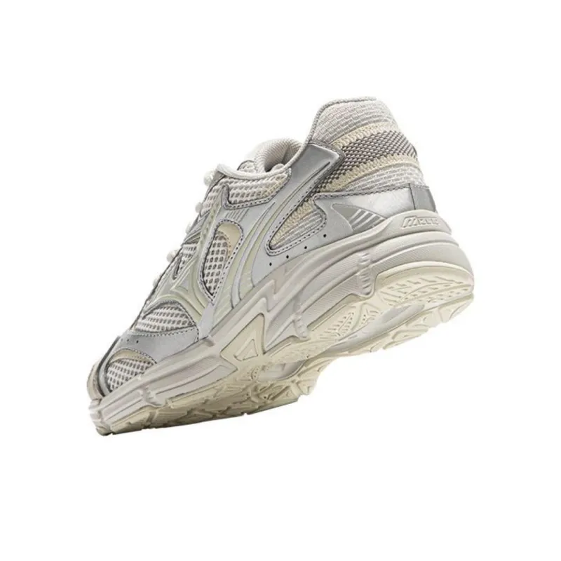 Mizuno Speed 2K Anti-Slip Wear-Resistant Low-Top Casual Running Shoes Unisex Ecru Silver-5