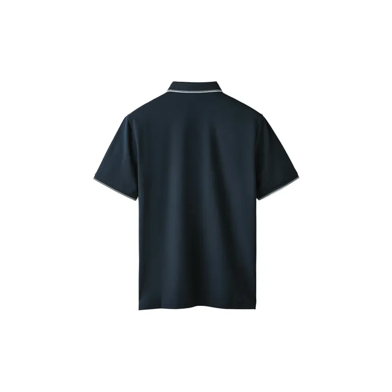 HLA Polo Shirts Men Navy Blue 34-1