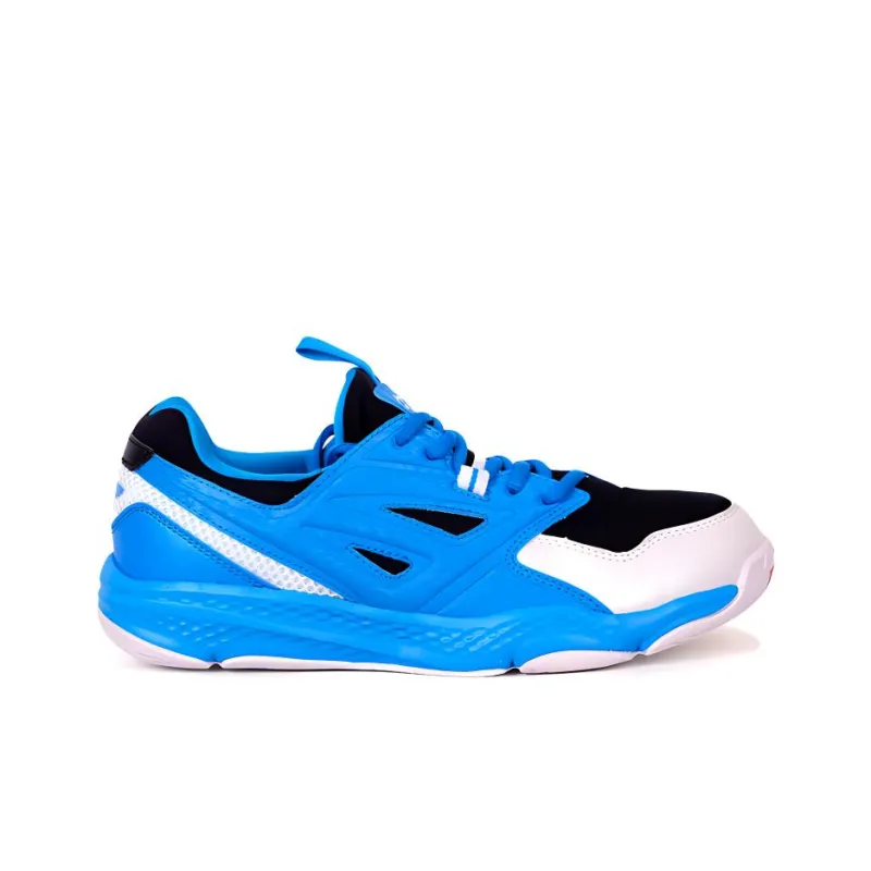LiNing Shock Absorbers With Slip Resistant And Abrasion Resistant Properties Low Top Badminton Shoes Men's Blue Black-2