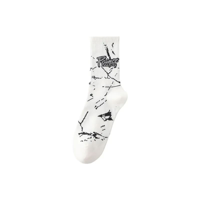 Cotton Gene Mid Calf Socks Men's Box 5 Pack-7