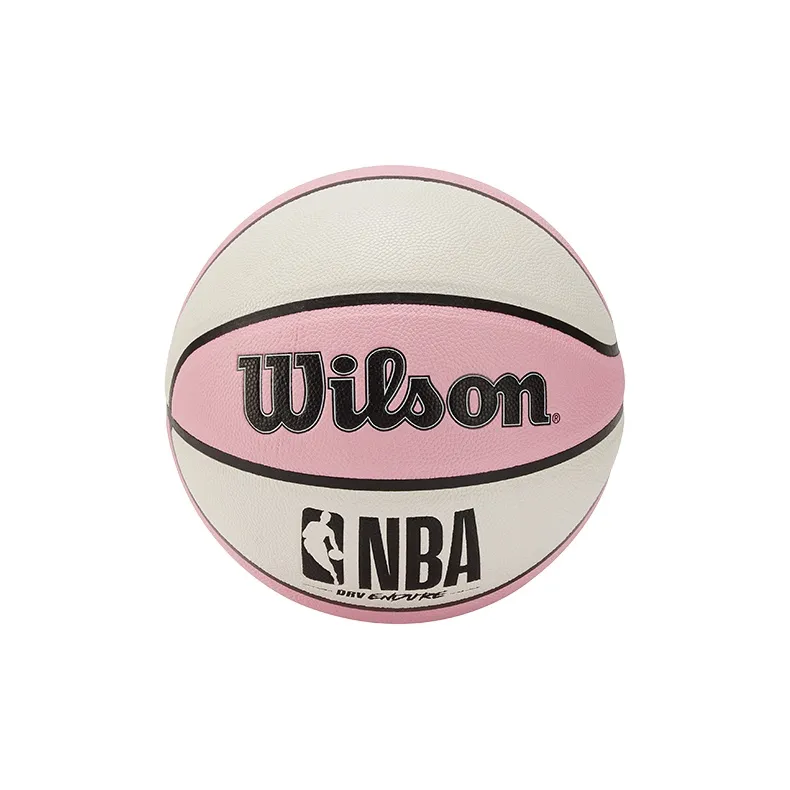 Wilson NBA PU Basketball Pink White Patchwork Size 7 Ball Training Unisex-3