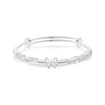IDEAL 999 Fine Silver Bangles Women's