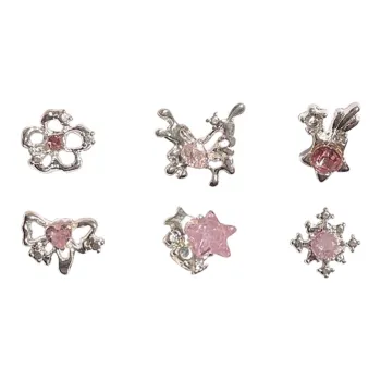 Asia Star Alloy Stud Earrings Women's
