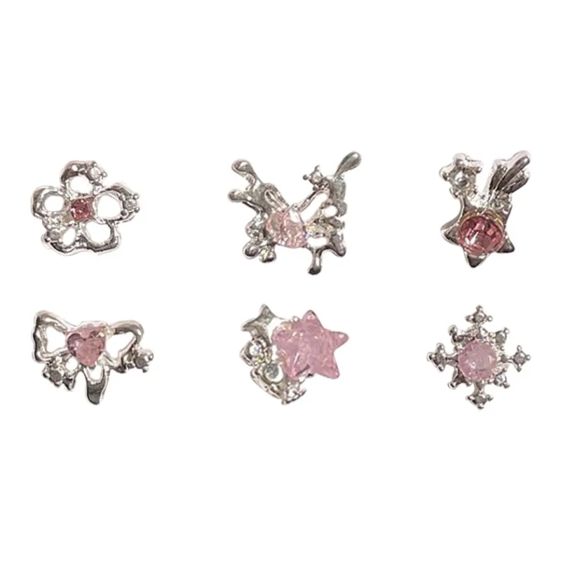 Asia Star Alloy Stud Earrings Women's-0