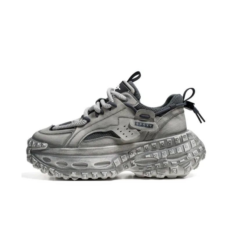 ROBINHOOD Cushioning, Slip Resistant, Abrasion Resistant, Coverage, Height Increasing Low Top Chunky Sneakers Men's Box-1
