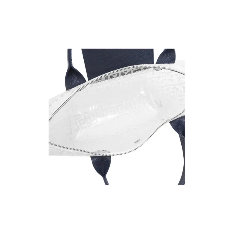 LONGCHAMP Le Pliage LGP PVC Portable Crossbody Bag Shoulder Bag Small Size Unisex White-4
