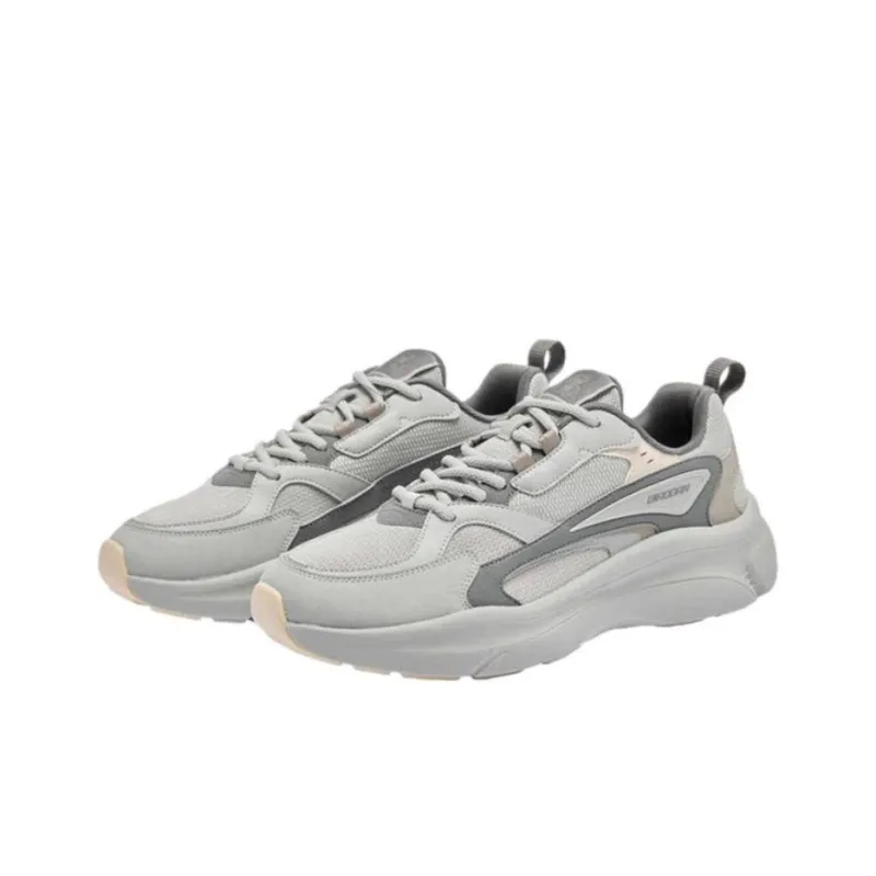QIAODAN Get Rich Every Day Slip Resistant Coverage Lightweight Low Top Casual Shoes Men's Gray-3