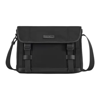 SAMSONITE Fabric Shoulder Bag, Crossbody Bag Men's Black