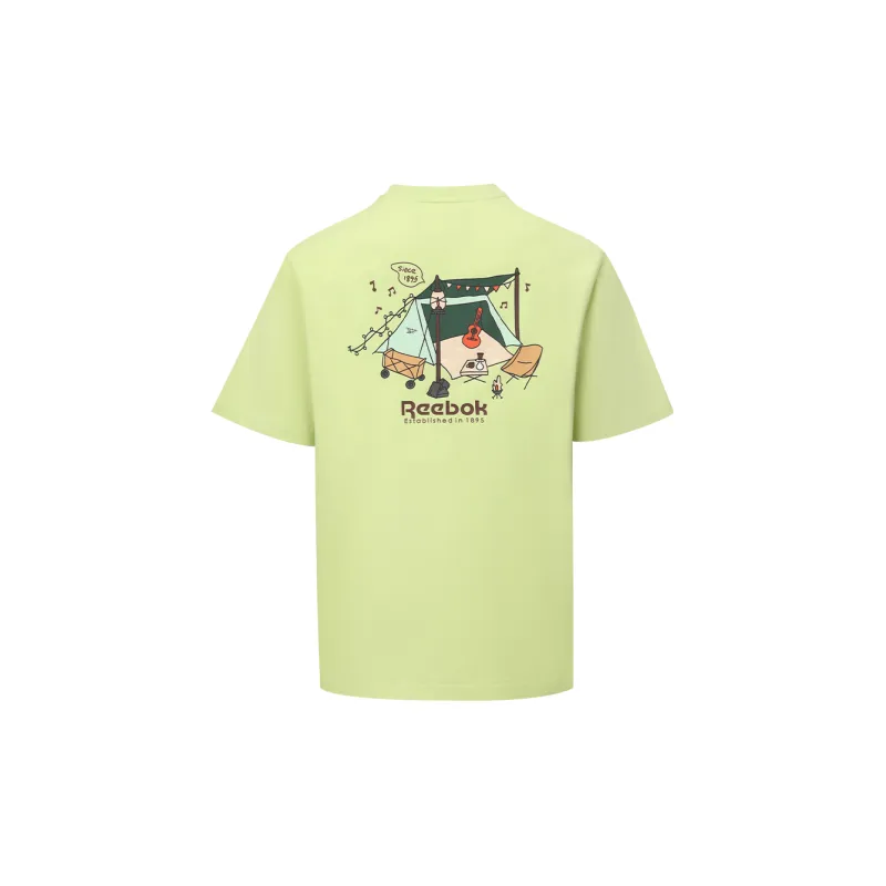 Reebok T Shirt Unisex Lime Green-1