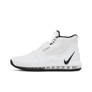 Nike Air Force Ma Anti Slip Wear Resistant High Top Basketball Shoes Men's White