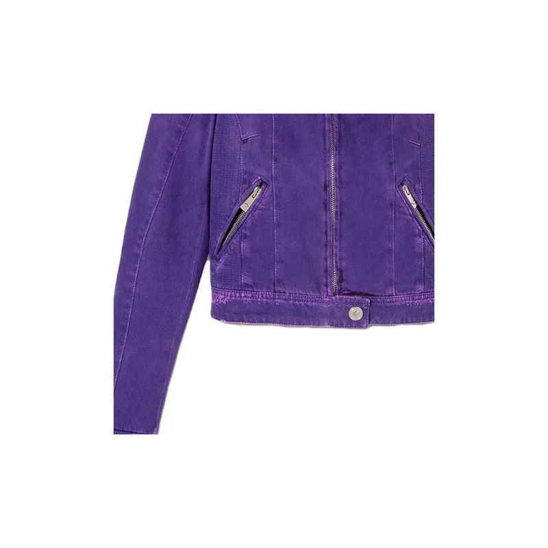 VERSACE Jackets Women's Purple-4