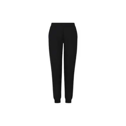 EMPORIO ARMANI EA7 Knitted Sweatpants Women's Black