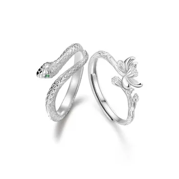 GLOIRE S999 Fine Silver Rings Unisex Minimalist Style Fashion Niche Design Advanced Touch Everyday Versatile Commute