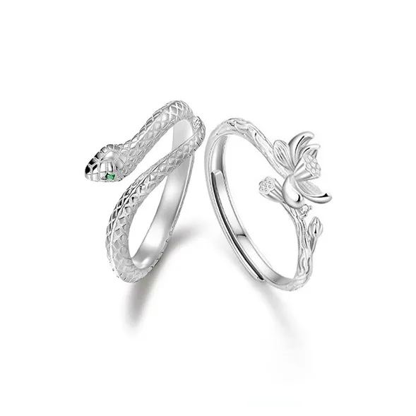 GLOIRE S999 Fine Silver Rings Unisex Minimalist Style Fashion Niche Design Advanced Touch Everyday Versatile Commute-6