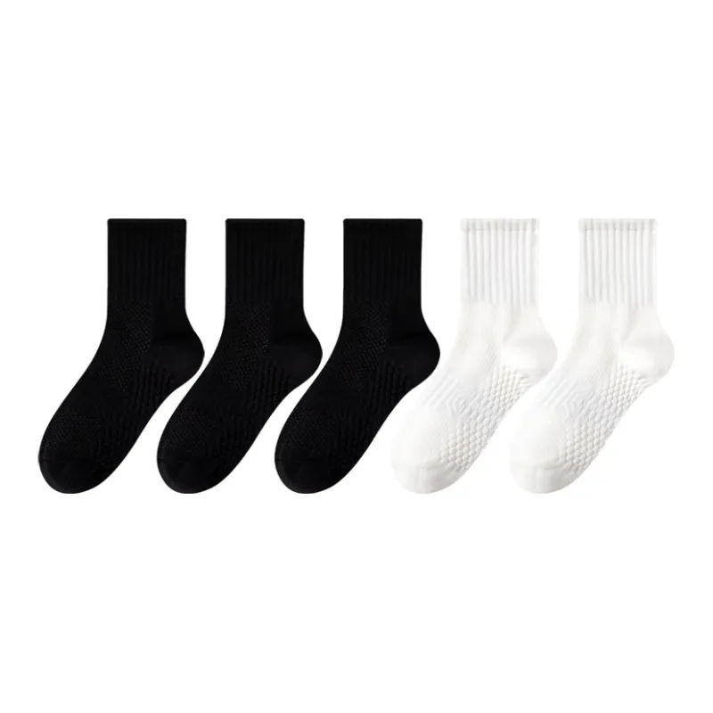 MIIOW Mid Calf Socks Unisex 5 Pack-15