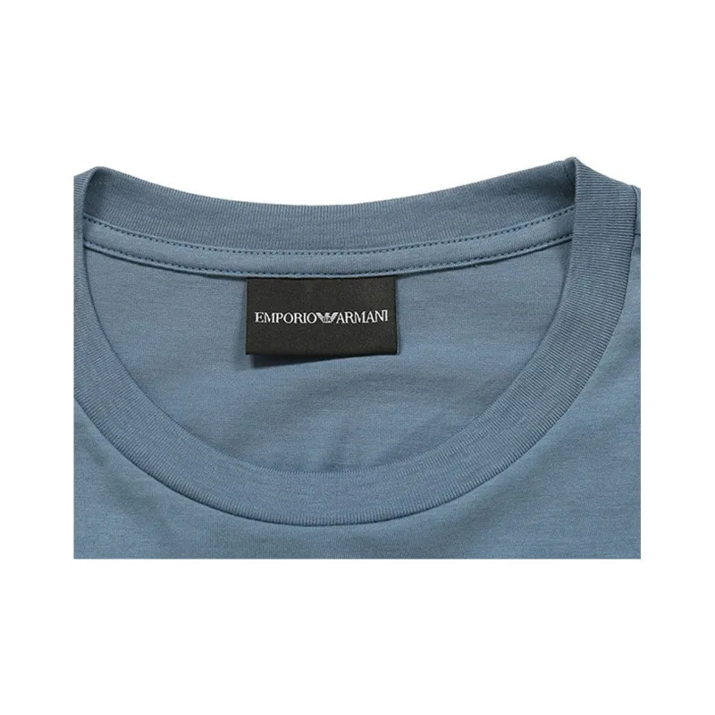 EMPORIO ARMANI T-Shirts Men 3 Pack Blue/Dark Blue/Light Blue-6