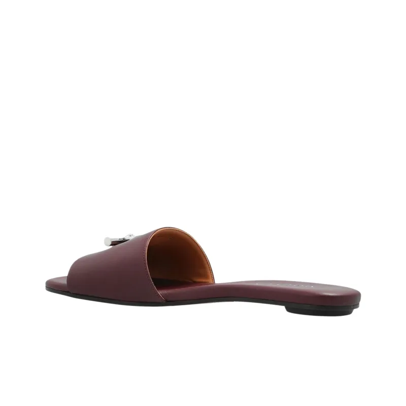 Alexander McQueen T Bar Slip On Slides Women's-3
