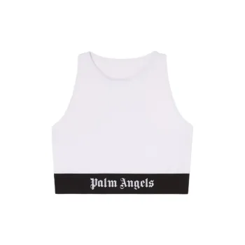 PALM ANGELS Logo Underband Racerback Bra
