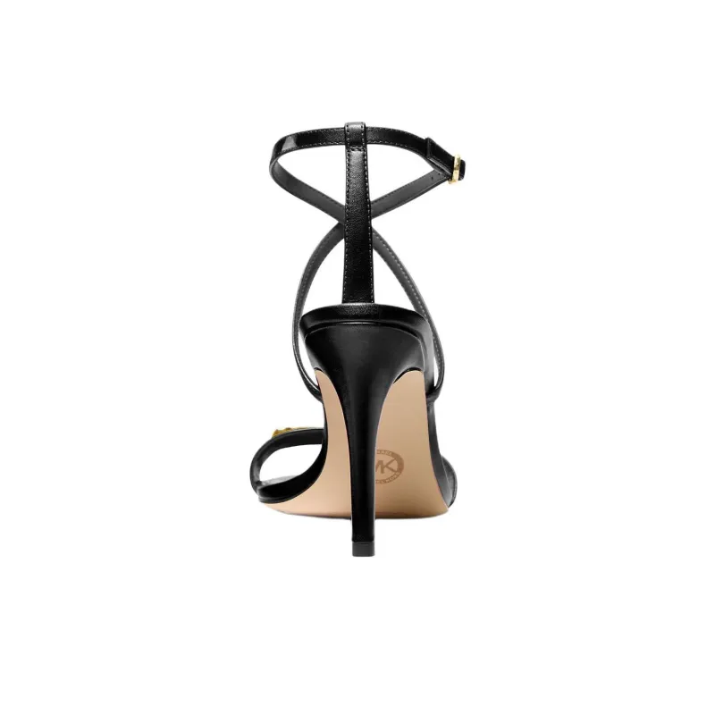 MICHAEL KORS Lena Strap Sandals 9cm Women's Black-3