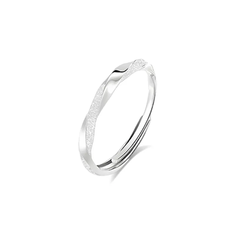 CHINA GOLD S999 Fine Silver Rings Unisex-1