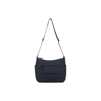 Tommy Hilfiger Polyamide Nylon Shoulder Bag Medium Size Men's Navy Blue
