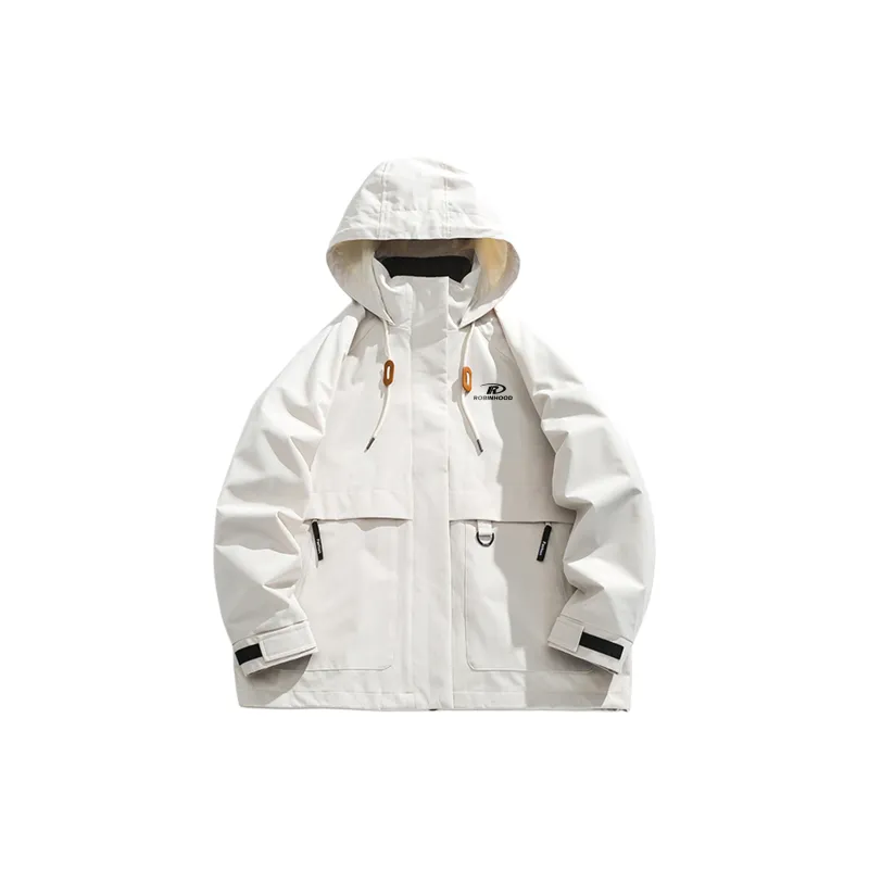 ROBINHOOD Water Resistant Windproof Breathable Warm Water Repellent Windbreaker Jacket Unisex-8