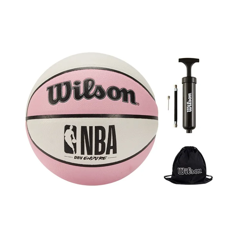 Wilson NBA PU Basketball Pink White Patchwork Size 7 Ball Training Unisex-8