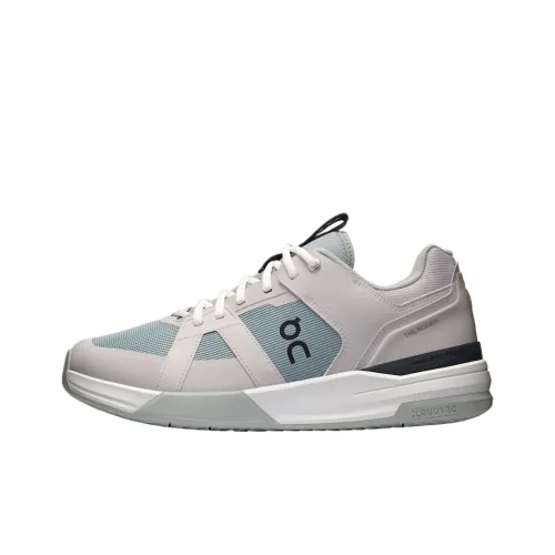 On THE ROGER Clubhouse Pro Anti Slip Wear Resistant Low Top Tennis Shoes Men's Gray