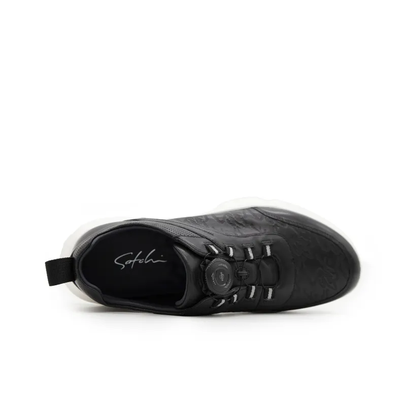 Satchi Low Top Casual Shoes Men's Black-3