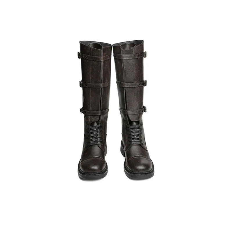 RED DRAGONFLY Knee high Boots 4.9CM Women's-10