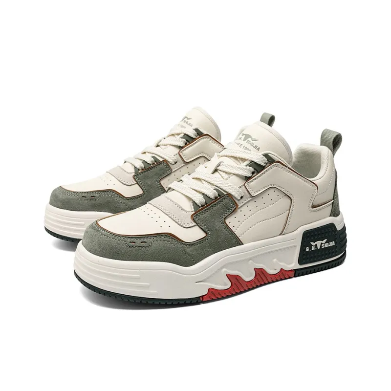 G.N.SHIJIA Lightweight Breathable Height Increasing Low Top Skateboard Shoes Men's-2