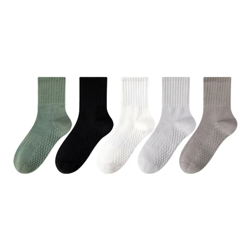 MIIOW Mid Calf Socks Unisex 5 Pack-11