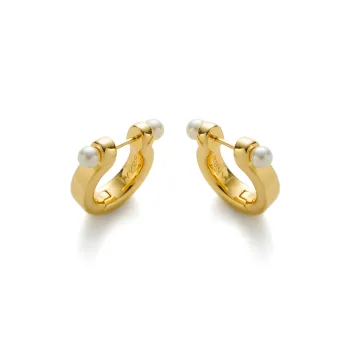 RSNY Gold Plated Copper Earrings Women's