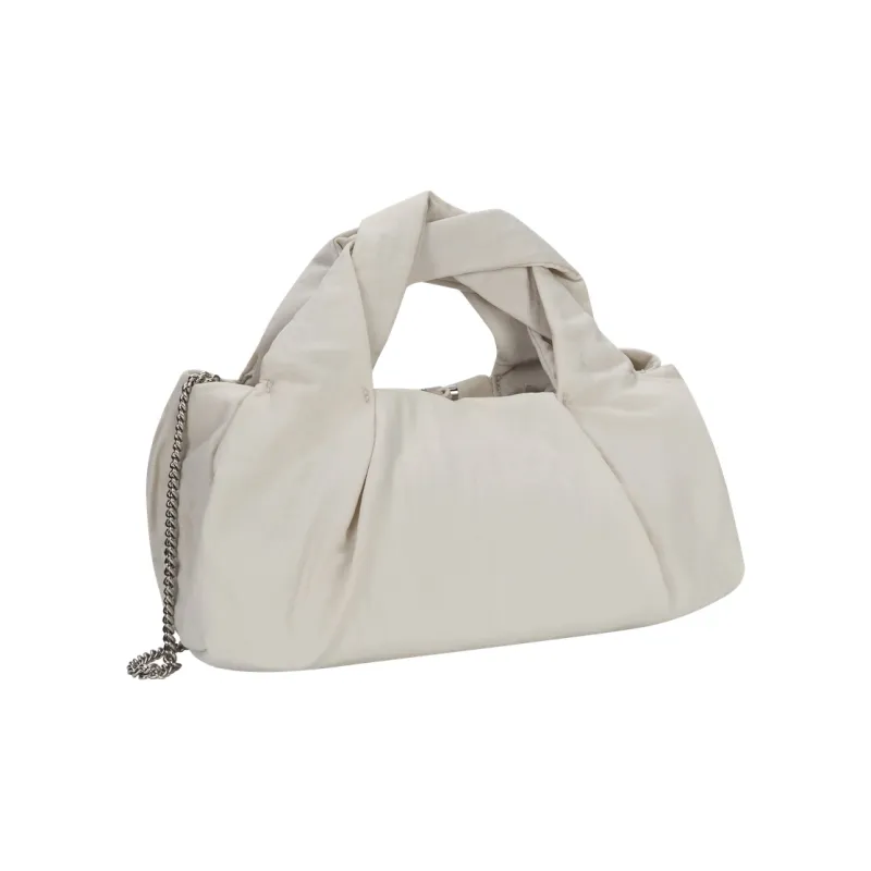 CALVIN KLEIN Fabric Handbag Medium Size Women's Cow Ivory-3