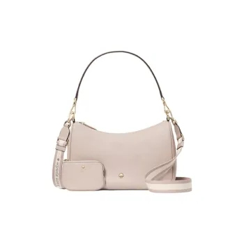 Kate Spade Cow Leather One Shoulder Handbags Small Size Women's Gray