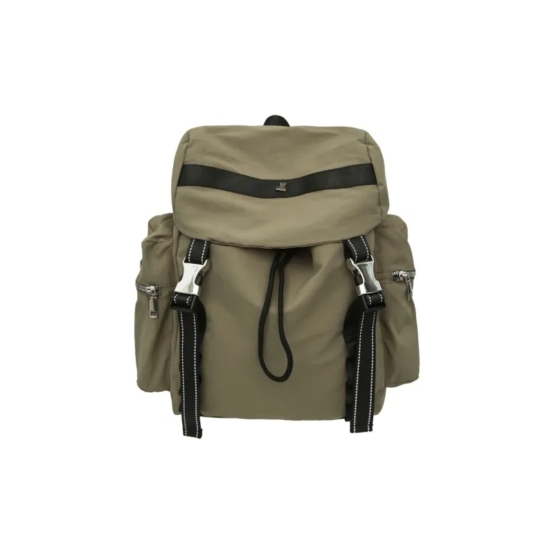 GOBLIN SHARKS 1759 Nylon Backpack Regular Unisex Coffee/Black/Gray/Orange Red/Army Green-23