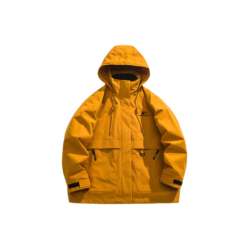 ROBINHOOD Water Resistant Windproof Breathable Warm Water Repellent Windbreaker Jacket Unisex-10