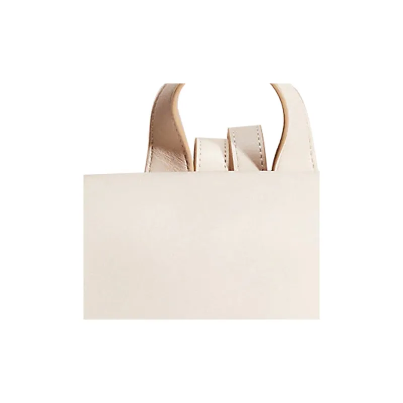 COACH Turnlock Glove Tanning Backpack Small Size Women's Chalk White-1