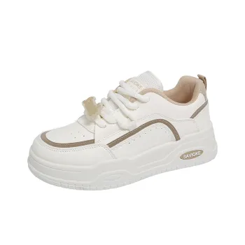 BINGO DUCK Height Increasing Coverage Low Top Chunky Sneakers Women's