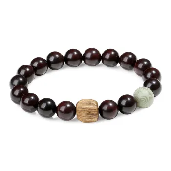 PUTUOSHANWENCHUANG Rosewood Bracelets Unisex