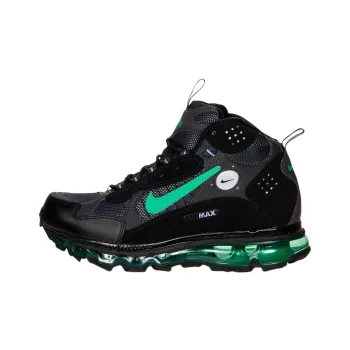 Nike Anti-Slip Wear-Resistant High-Top Casual Running Shoes Men's Black