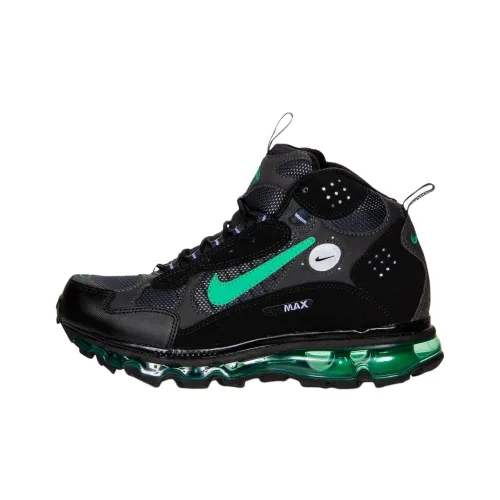 Nike Anti-Slip Wear-Resistant High-Top Casual Running Shoes Men's Black
