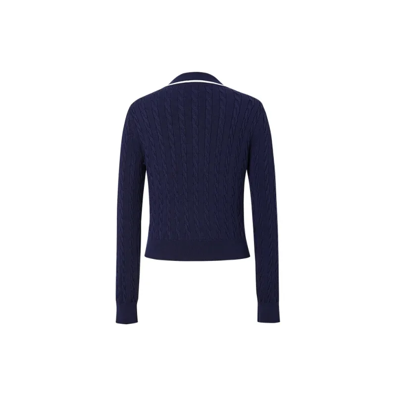 Hopeshow Knitwear Women's Navy Blue-1