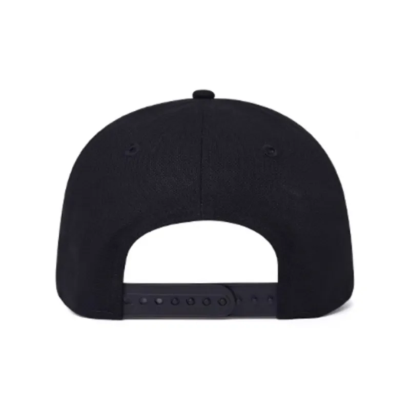 New Era Polyester Cotton Baseball Caps Unisex Black-2