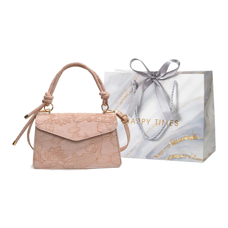 Miss Angel PU Handbag Regular Women's Pink/White-16