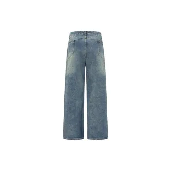 Oudifu Jeans Women's Vintage Blue