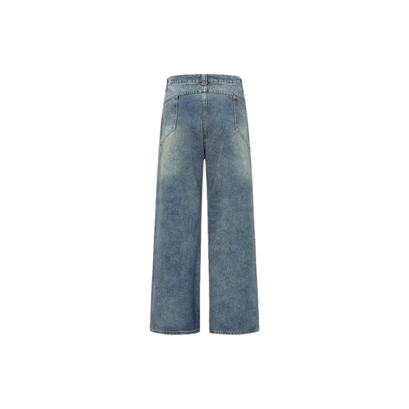 Oudifu Jeans Women's Vintage Blue-0