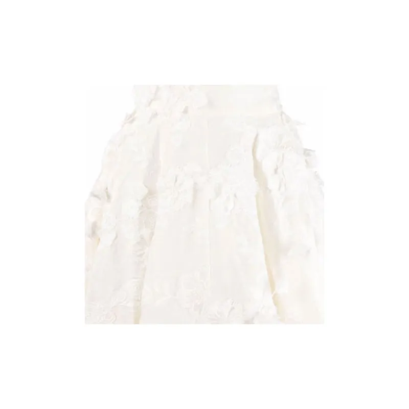 Zimmermann Casual Short Skirts Women's White-4