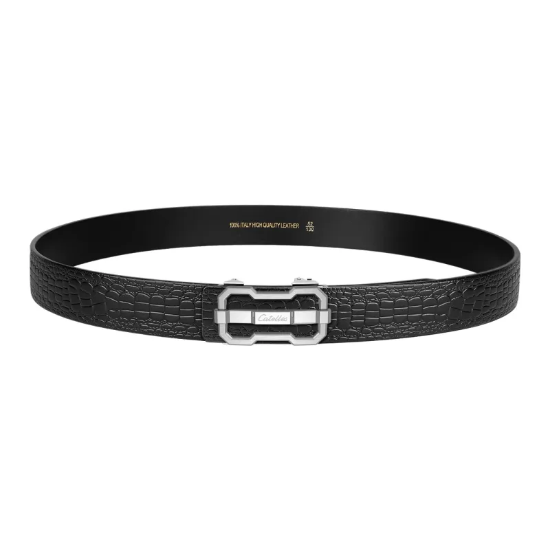CATELLES Top Grain Cow Leather Leather Belts Men's 3.4cm-3