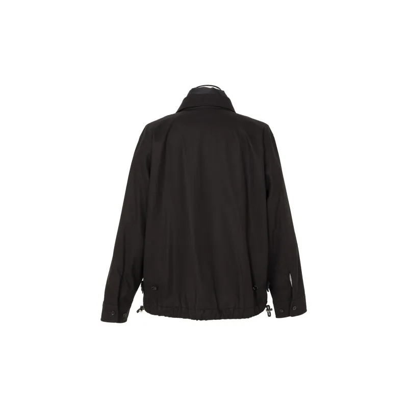Sacai Long Sleeved Buttoned Layered Jacket-1
